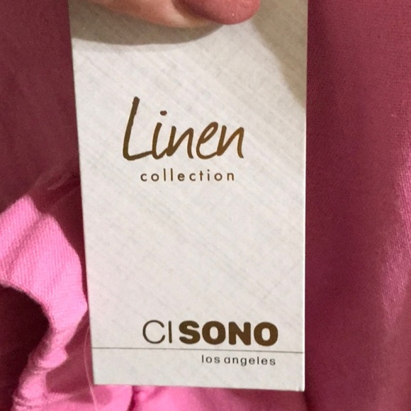 CiSono Linen Collection Women's Pants NWT *flaw* - Picture 7 of 7